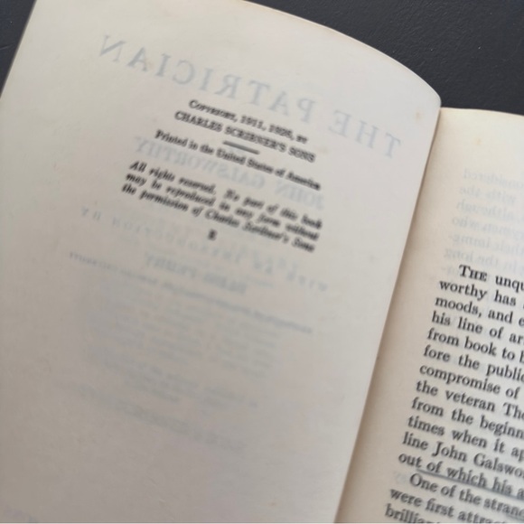 Vintage 2 Book Bundle Antique Lot The Patrician The Ordeal of Richard Feverel - Picture 7 of 16